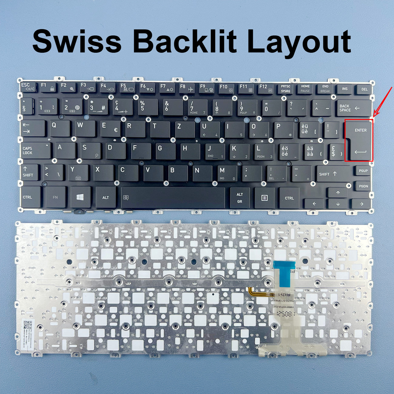 Spanish/Germany/Belgian/US-INT/Arabic/Turkish/slovak/Czech/Swiss/Hebrew/Nordich Backlit Laptop Keyboard For Toshiba portege X20W-D X20W-E X20W-D-13 Series